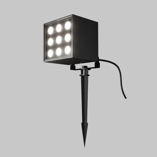 Прожектор LED Ares O309FL-L18B3K Maytoni уличный IP65 чёрный 1 лампа, плафон чёрный в стиле хай-тек современный LED фото 2