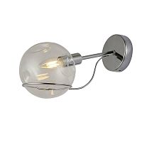 Бра Baca SLE102501-01 Evoluce прозрачный 1 лампа, основание хром в стиле современный 