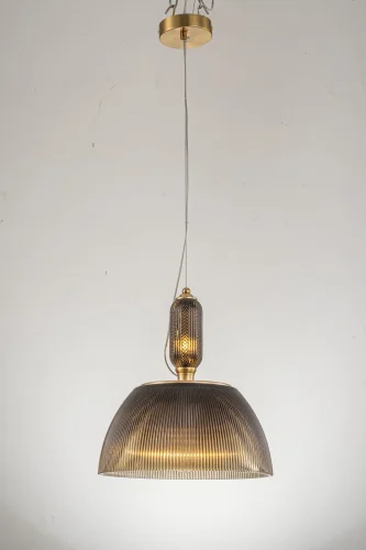 Светильник подвесной Madonna EH 1.P2 DG Arti Lampadari зелёный 1 лампа, основание золотое в стиле современный  фото 3