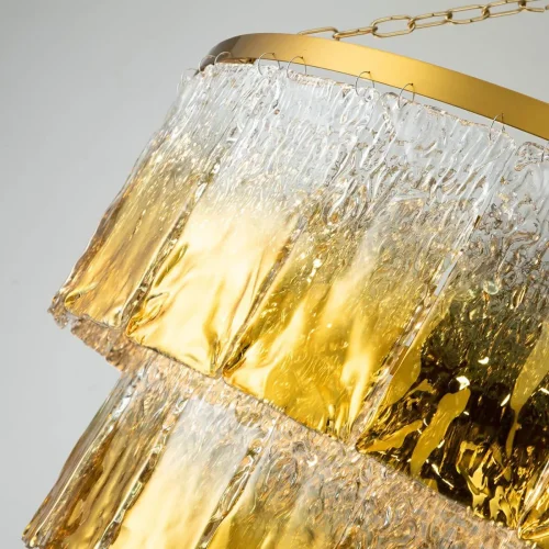 Люстра подвесная Midas 3017-25P Favourite золотая на 25 ламп, основание золотое в стиле современный  фото 4
