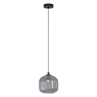 Светильник подвесной Mantunalle 1 99371 Eglo чёрный 1 лампа, основание чёрное в стиле современный выдувное