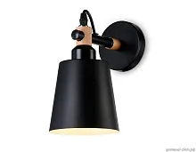 Бра TR82213 Ambrella light чёрный 1 лампа, основание чёрное в стиле скандинавский 