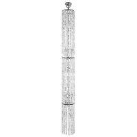 Люстра каскадная хрустальная Monsano E 1.9.35.501 N Dio D'Arte прозрачная на 15 ламп, основание никель в стиле классический арт-деко 