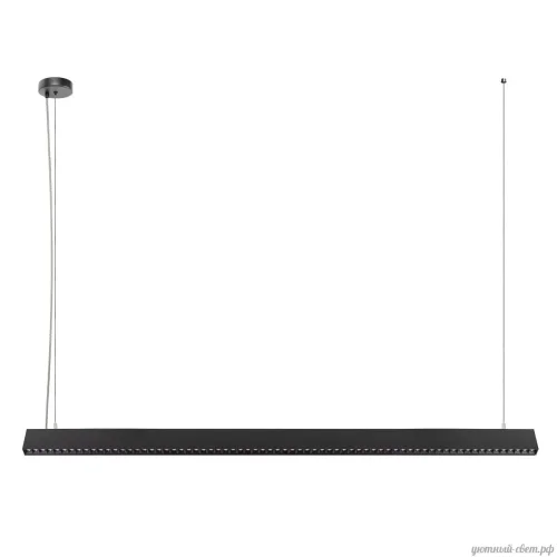 Светильник подвесной LED Vim 10318/B Black LOFT IT чёрный 1 лампа, основание чёрное в стиле современный хай-тек линейный