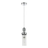 Светильник подвесной Aesthetic 2819-1P Favourite прозрачный 1 лампа, основание хром в стиле классический 