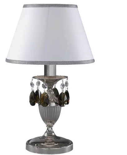 Настольная лампа P 9831 P Reccagni Angelo белая 1 лампа, основание никель металл в стиле классический  фото 2