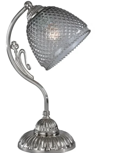 Настольная лампа P 9801 Reccagni Angelo чёрная серая 1 лампа, основание никель металл в стиле классический  фото 2