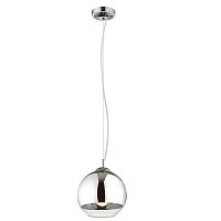 Светильник подвесной Erbsen 1689-1P Favourite хром 1 лампа, основание хром в стиле современный шар