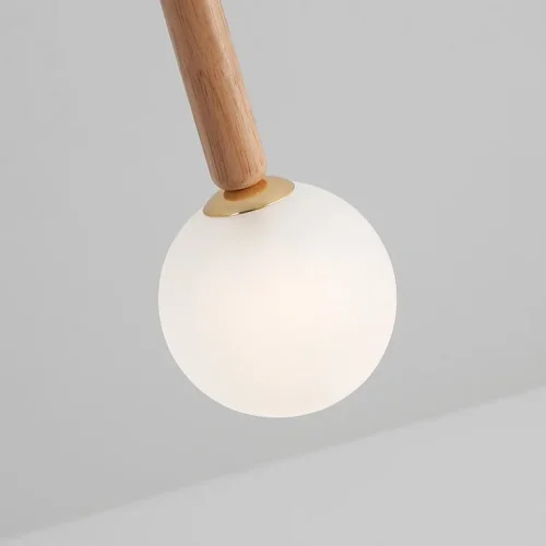 Люстра подвесная FORMULA 3 lamps 207820-26 ImperiumLoft белая на 6 ламп, основание белое в стиле современный  фото 8