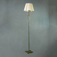 Торшер BL03203/1 Bronze Cream Ambiente by Brizzi  бежевый 1 лампа, основание бронзовое в стиле современный
