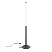 Настольная лампа LED Ray Z012FL-L18B3K Maytoni белая 1 лампа, основание чёрное металл в стиле минимализм хай-тек 
