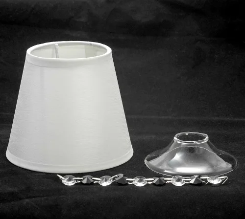 Бра Greenlee LSP-8082V Lussole белый на 1 лампа, основание хром в стиле классический  фото 6