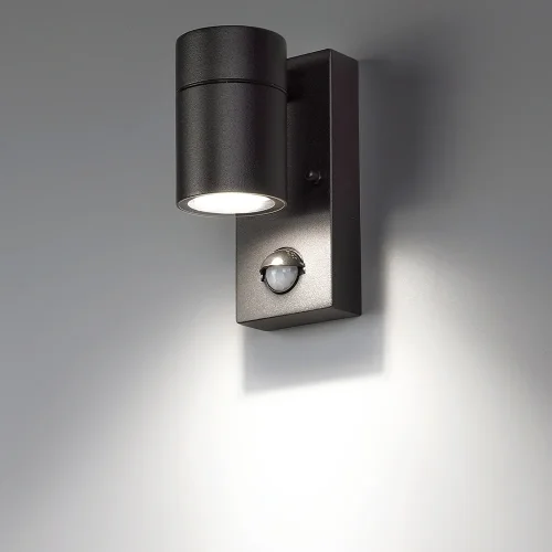 Настенный светильник Mistero A3322AL-1BK Arte Lamp уличный IP54 чёрный 1 лампа, плафон чёрный в стиле хай-тек современный GU10 фото 4