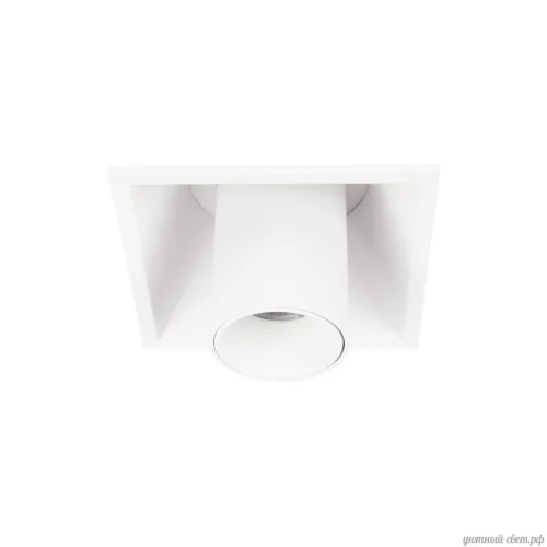 Светильник точечный LED Lens 10322/B White LOFT IT белый 1 лампа, основание белое в стиле современный хай-тек квадратный