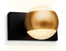 Бра Wallers FW571 Ambrella light белый золотой 1 лампа, основание чёрное в стиле современный хай-тек 