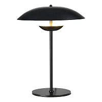 Настольная лампа LED Armonico SL6502.404.01 ST-Luce чёрная 1 лампа, основание чёрное металл в стиле минимализм 