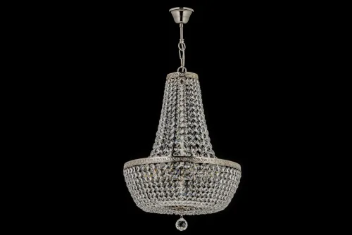 Люстра подвесная Castellana E 1.5.40.100 N Arti Lampadari прозрачная на 6 ламп, основание никель в стиле классический  фото 3