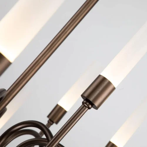 Люстра подвесная LED Tentacoli 3014-20P Favourite белая на 1 лампа, основание коричневое в стиле современный  фото 4