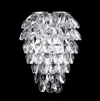 Бра CHARME AP3 CHROME/TRANSPARENT Crystal Lux прозрачный 3 лампы, основание хром в стиле классический 