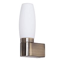 Бра Aqua-Bastone A1209AP-1AB Arte Lamp белый 1 лампа, основание античное бронза в стиле современный 