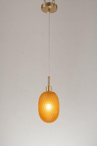 Светильник подвесной Magliano E 1.P2 Y Arti Lampadari жёлтый 1 лампа, основание золотое в стиле современный  фото 3