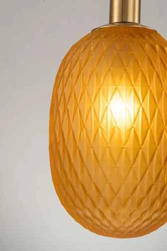 Светильник подвесной Magliano E 1.P3 Y Arti Lampadari жёлтый 1 лампа, основание золотое в стиле современный  фото 2