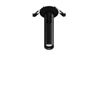 Светильник точечный LED Focus T C141RS-L125-6W3K-B Maytoni чёрный 1 лампа, основание чёрное в стиле современный хай-тек круглый трубочки