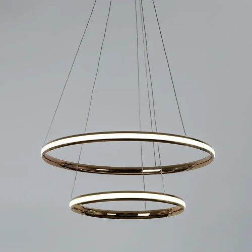 Люстра подвесная LED с пультом Meridiana A2198SP-2GO Arte Lamp золотая на 1 лампа, основание золотое в стиле современный хай-тек с пультом фото 2