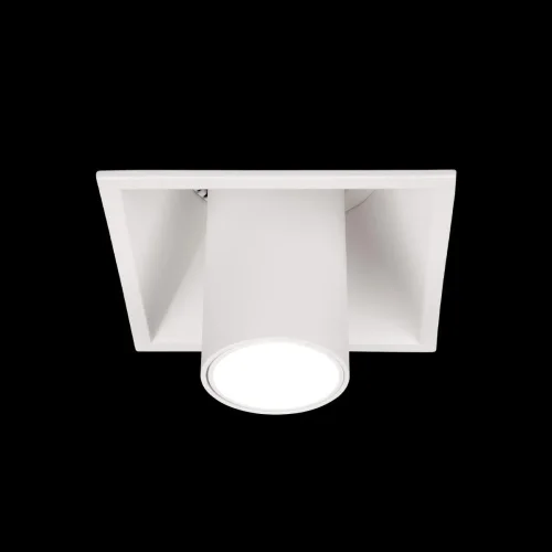 Светильник точечный LED Lens 10322/B White LOFT IT белый 1 лампа, основание белое в стиле современный хай-тек квадратный фото 2