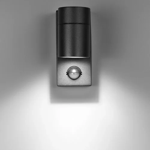 Настенный светильник Mistero A3322AL-1BK Arte Lamp уличный IP54 чёрный 1 лампа, плафон чёрный в стиле хай-тек современный GU10 фото 2