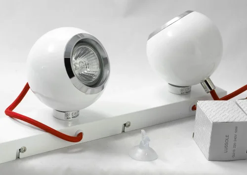 Спот с 3 лампами Arvada GRLSP-9958 Lussole белый GU10 в стиле современный  фото 3