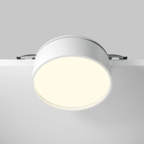 Светильник точечный LED Onda DL024-18W3K-W Maytoni белый 1 лампа, основание белое в стиле современный хай-тек круглый фото 5