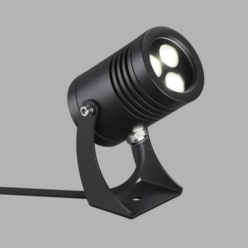 Прожектор LED Stima 6648/6WA Odeon Light уличный IP67 чёрный 1 лампа, плафон чёрный в стиле хай-тек LED фото 3