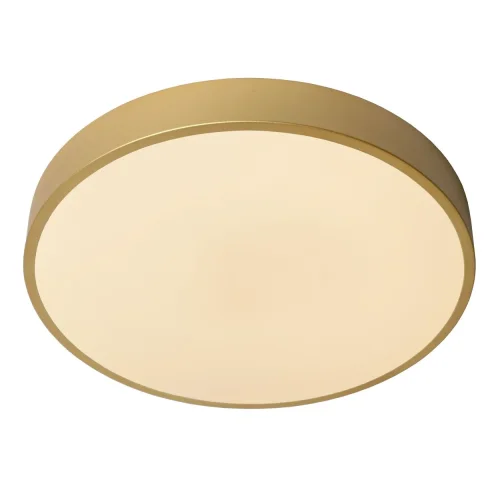 Светильник потолочный LED Unar 79185/40/02 Lucide белый 1 лампа, основание матовое золото латунь в стиле современный  фото 3