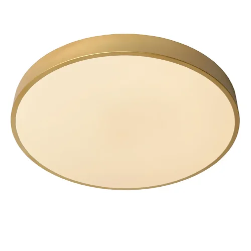 Светильник потолочный LED Unar 79185/50/02 Lucide белый 1 лампа, основание матовое золото латунь в стиле современный  фото 3