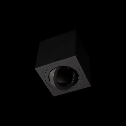 Светильник накладной Unit 10340/A Black LOFT IT чёрный 1 лампа, основание чёрное в стиле современный хай-тек квадратный фото 4