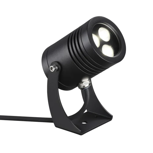 Прожектор LED Stima 6648/6WA Odeon Light уличный IP67 чёрный 1 лампа, плафон чёрный в стиле хай-тек LED фото 2