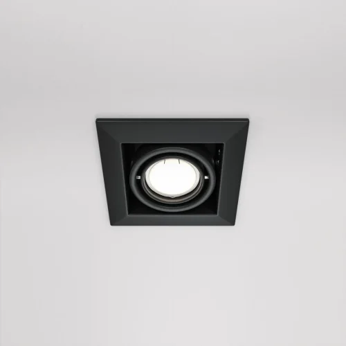 Светильник карданный Metal DL008-2-01-B Maytoni чёрный 1 лампа, основание чёрное в стиле современный  фото 5