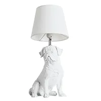 Настольная лампа Celesta A1512LT-1WH Arte Lamp белая 1 лампа, основание белое полимер в стиле современный 
