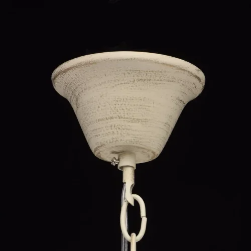 Люстра подвесная Аврора 371012208 DeMarkt без плафона на 8 ламп, основание бежевое золотое в стиле классический  фото 7