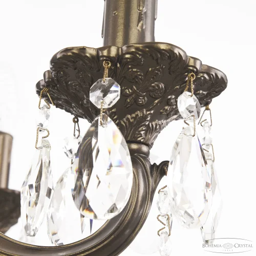 Люстра подвесная AL78101/5/175 B PD Bohemia Ivele Crystal без плафона на 5 ламп, основание коричневое в стиле классический sp фото 4