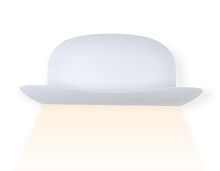 Бра LED Sota FW233 Ambrella light белый 1 лампа, основание белое в стиле хай-тек современный шляпа