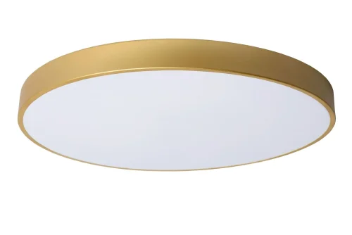Светильник потолочный LED Unar 79185/60/02 Lucide белый 1 лампа, основание матовое золото латунь в стиле современный  фото 2