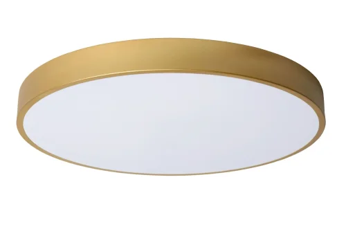 Светильник потолочный LED Unar 79185/50/02 Lucide белый 1 лампа, основание матовое золото латунь в стиле современный  фото 2