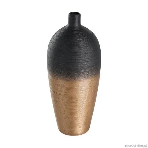Ваза декоративная Saryksu 421421 Eglo, цвет - золотой / черный, материал - керамика, купить с доставкой по Москве и России.