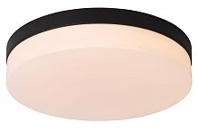 Светильник потолочный LED Biskit 79111/36/30 Lucide белый 1 лампа, основание чёрное в стиле современный 