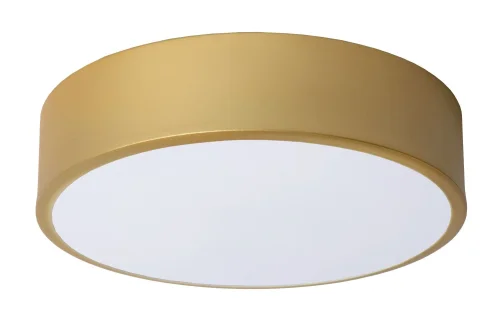 Светильник потолочный LED Unar 79185/20/02 Lucide белый 1 лампа, основание матовое золото латунь в стиле современный  фото 2