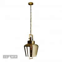 Светильник подвесной Dama A1500/C3 GD iLamp золотой 1 лампа, основание золотое в стиле современный лофт 