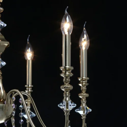 Люстра подвесная Консуэло 614012806 MW-Light без плафона на 6 ламп, основание античное бронза в стиле классический  фото 4